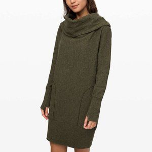 NWT: Lululemon Along the Way Dress - Olive S